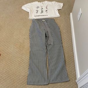 Crop Wildflower t shirt